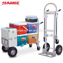 Aluminium telescoping folding muti-function hand trolley with CE